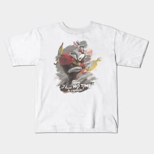 The White Rabbit - Alice's Adventures in Wonderland Kids T-Shirt